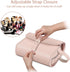 Fintie Portable Toiletry Cosmetic Travel Bag, Large Water Resistant Hanging Makeup Organizer Storage Pouch Case for Women Girls, Pink...