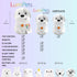 Lumipets Remote Control Silicone Night Light for Kids - Puppy Design with 9 Soft Colors & Sleep Timer - Rechargeable, Battery-Operated Lamp for Be...