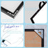 White Board Dry Erase Board Portable and Ultralight Small Magnetic Whiteboard includes Magnets 4 Dry Erase Markers3 Board Eraser 1 A3 Size 16 X 12...
