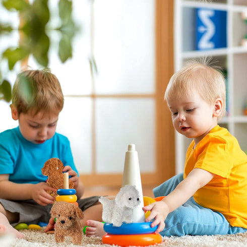 Sumind 9 Pcs Mini Plush Dog Stuffed Animals Bulk Dog Plush Party Favors Small Soft Plush Dog Toy for Goodie Bag Fillers Kids Baby Show Birthday Va...