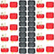 10 Pairs Amass T-Plug Connector Anti-Slip Male and Female Connector Adapters with Caps for RC LiPo Battery Motor ESC Controller...