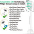 Toothbrush Replacement Heads for Philips Sonicare C2 Plaque Control ProtectiveClean 4100 5100 6100 Electric Toothbrush Heads, 6-Pack...