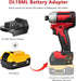 KUNLUN DL18ML Battery Converter for Dewalt to Milwaukee Battery Adapter, Convert for Dewalt 20V Battery to Milwaukee M18 18V Battery for Milwaukee...