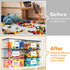 160 Pcs Removable Labels for Storage Bins - 6 X 4 inch, Tear Resistant & No Residue, Matte White Blank Box Labels for Home, School & Business Orga...