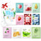 AMY'S DIARY 10 PCS Real Hydrating Nature Face Masks Skincare, Hyaluronic Acid, Vitamin C and E, Chamomile, Korean Beauty Essence Facial Paper Shee...
