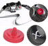Alloy Black + Red Paint Spraying Treatment Camera Shutter Release for X Series Cameras with Rubber Ring Shutter Fuji Soft Release Fuji Shutter Rel...