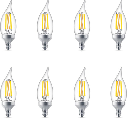Philips LED BA11 Ultra Definition LED Globe Light Bulbs - 300 Lumen - Flicker-Free Dimmable 60W Light Bulb with EyeComfort Technology - Daylight (...
