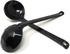 ASIAN HOME Black Melamine Japanese Long Handle Spoons for Ramen, Soup, Hot Pot Eating, Mixing, Stirring 8.25 Inches (2 Spoons)...