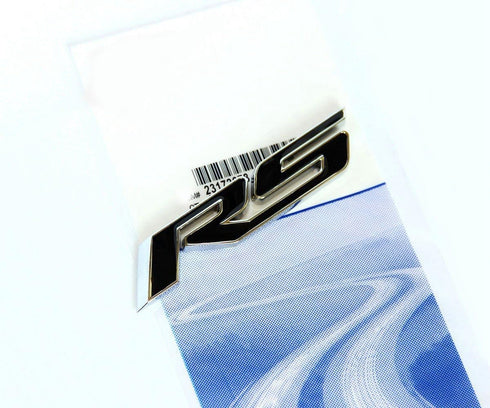 Yoaoo 1x OEM Black Rs R S Emblem Badge Sticker 3D Logo Metal Compatible with Zl1 1LE Series...