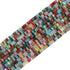 Natural Mix Colored Disk Stone Beads 4x2mm 160pcs Rondelle Loose Semi Gemstone Beads for Jewelry Making Design...