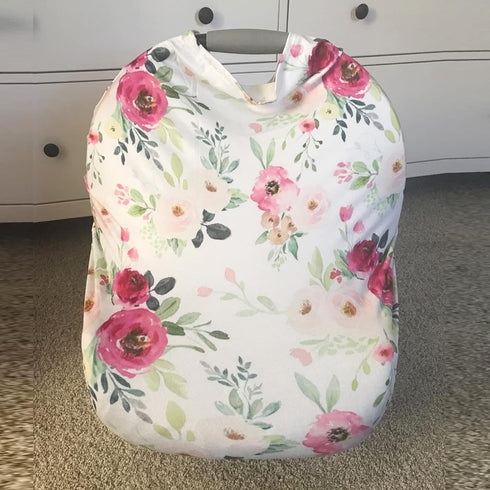 Stretchy Baby Car Seat Cover for Baby Boys and Girls, Multiuse - Nursing Breastfeeding Covers, Shopping Cart/High Chair/Stroller Covers, Infinity ...