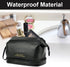 Travel Makeup Bag,Double Layer Cosmetic Bag,Large Zipper Pouch Makeup Organizer Bag,Waterproof Leather Makeup Bag,Portable Leather Toiletry Bag fo...