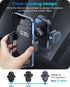 OQTIQ 3-in-1 Car Phone Mount – Dashboard, Windshield & Air Vent Holder with Strong Suction Cup, Adjustable Arm, 360° Rotation – Compatible with iP...