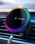 for MagSafe Car Mount Charger, Rocoren 15W Magnetic Wireless Car Charger, Magnetic Phone Holder for Car, for iPhone Car Accessories Car Phone Phon...