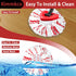 3 Pack Spin Mop Heads Replacement - 40% More Cleaning Power, Spin Mop Replace Refills Compatible with O Cedar Easy Wring 1-Tank System, Deep Clean...