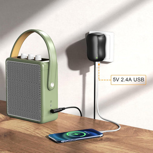 Powseed 45W Universal AC Adapter with 5V 2A USB Port 5V 6V 7.5V 9V 12V 13.5V 15V 3A 2A 1A DC Power Supply Cord with 8 Tips Micro USB 5.5x2.1mm 5.5...
