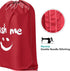 HOMEST 2 Pack XL Wash Me Travel Laundry Bag, Dirty Garments Organizer, Large Enough to Hold 4 Loads of Clothes, Easy Fit a Hamper or Clothing Bask...