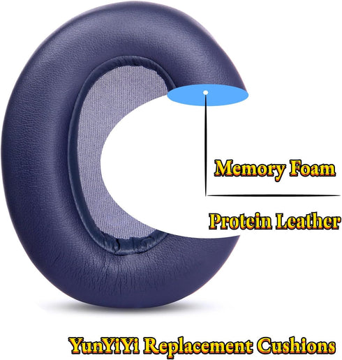 WH-XB910 Headset Replacement Ear Pads Ear Cushion Compatible with Sony WH-XB910N XB910N Headset Earpads Headband Ear Cups Parts (Blue Set)...