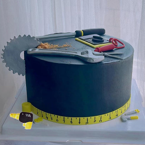Construction Tools Fondant Silicone Molds Hand Tools Chocolate Mold For Cake Decorating Cupcake Topper Candy Gum Paste Polymer Clay Set Of 4...