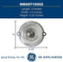 GE WB08T10002 Genuine OEM Lamp Housing Assembly for GE Ovens
