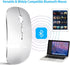 Wireless Mouse for Laptop, Bluetooth Mouse Rechargeale Three Mode(Bluetooth 5.2+ USB-A & USB-C Receiver) -Compatible with TypeC & USB Port Devices...