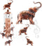 Wind Chimes Outdoor Clearance, Ukulork Elephants Aluminum Tube Windchime with S Hook,Patio Garden Decor, Housewarming Gift....