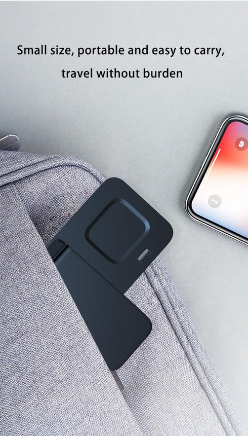 3 in 1 Wireless Charging Station, 15W Fast Wireless Charging Stand Compatible with Phone 15/14/13/12/11 Pro Max XR XS 8 Plus, iWatch 8/7/6/5/4/3/2...