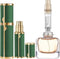 5ml Mini Portable Refillable Perfume Spray Bottle,with Bottom Filling Design, Genuine Leather Shell, Nanoscale Sprinkler, Great Companion for Trav...