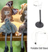 jojofuny Doll Stands for 12- inch Dolls, 2pcs Black Action Figure Stand Portable Fashion Dolls Organizer Display Bracket Doll Holder for Home Deco...