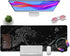 Black Gaming Laptop Mouse Pad,Sea Wave Big Mice Pads PC Keyboard Waterproof and Non-Slip 31.5 x 11.8inches 3mm Thick XL,XXL Rubber Table Mat, Kana...