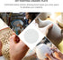 Sewroro Round Serving Platter Round White Ceramic Tiles DIY Painting Ceramic Plate Hand- painted Ceramic Tiles Porcelain Mixing Tray Artists Paint...