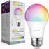MikeWin Smart Wi-Fi Light Bulbs, Compatible with Alexa&Google Home Assistant (No Hub Required, 2.4GHz Only), A19 LED Bulb Dimmable RGBCW Color Cha...
