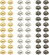 60Pieces 15mm Round Sewing Buttons, Mushroom Domed Buttons Half Round Button for DIY Project...