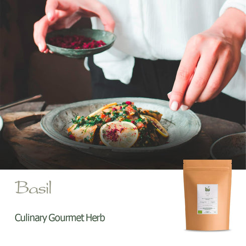 Basil Leaves Organic Culinary Herb - Perfect For Pesto - Sweet Basel - Dry Ocimum Basilicum - Basil Organic Dry Basil Leaves Basil Herb Basil Orga...