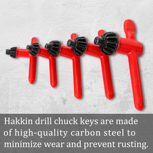 Hakkin Drill Press Chuck Key 5 Sizes, Chuck Press Wrench Key for Electric Drill Clamping Tool, Replacement Drill Clamping Wrench of 6mm, 10mm, 13m...