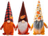 3 Pcs Fall Decoration Harvest Thanksgiving Decorations Gnomes Plush Elf Dwarf Doll Figurine with Pumpkin Autumn Maple Leaves...