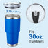 30oz Tumbler Lids,Replacement Lids for 30oz Yeti Tumbler, Ozark Trail and More,2 Pack Spill Proof Lids,Cover for 30 OunceTumbler,Cup (White)...