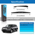 WTI Rear Wiper Arm Blade Set Compatible With Acura MDX 2014-2017 SUV Rear Windshield Window Wiper Kits Assembly New Replacement Accessories Parts ...