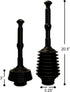 Master Plunger MP100-3 Heavy Duty Toilet Plunger Clears, Kitchen Sinks, Garbage Disposal and, Toilets Fast. Equipped with Patented Automatic Air R...