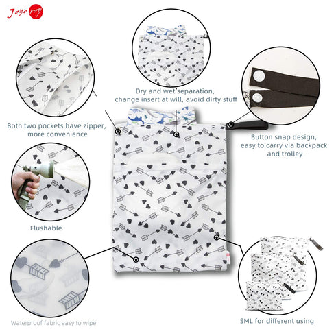 Joyo roy Yoga Bag Gym Bag Dry Bag Pump Bag Wet Dry Bags Wet Dry Bags for Diaper Bag Swimming Bag Waterproof Dry and Wet Separate Diaper Bag Baby D...