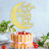 Love You To The Moon and Back Cake Topper - Gold Glitter Cake Decoration for Wedding Party...