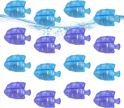 16pcs Humidifier Tank Cleaner, 2.52x1.57x1.06 Inch Humidifier Cleaner Fish Demineralization Cleaning Ball Humidifier Filter Replacement for Protec...