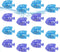 16pcs Humidifier Tank Cleaner, 2.52x1.57x1.06 Inch Humidifier Cleaner Fish Demineralization Cleaning Ball Humidifier Filter Replacement for Protec...