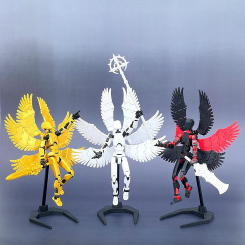 (Assembly Completed) 3D Printed Figure 5.54-inch Titan 13 Action Figure with 9 Types of Weapons and 5 Types of Hands, Dummy 13 Action Figure?Lucky...