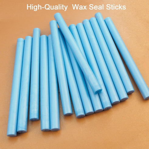 Wax Seal Stick, Tomgenrine 15 Pieces Glue Gun Wax Seal Sticks,for Letter Greeting Cards Wine Sealing Crafts Making Wedding and Party Invitations(L...
