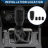 Shift Knob with 3 Adapter/Front Gear Shifter Knob for Automatic and Manual Vehicles/Durable Stick Shifter Lever Knob Resin 7cm / 1 Set Black...