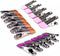 Stainless Steel Clothes Pins: 30 Packs Metal Beach Towel Clips, Pool Cover Clips,Heavy Duty Close Pins ?Hanging Towel Clamp Cloth Clips?Beach Chai...