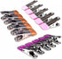 Stainless Steel Clothes Pins: 30 Packs Metal Beach Towel Clips, Pool Cover Clips,Heavy Duty Close Pins ?Hanging Towel Clamp Cloth Clips?Beach Chai...