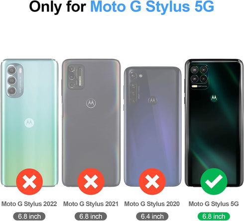 Antsturdy Compatible with Motorola Moto G Stylus 5G Wallet Case with Card Holder for Women Men Phone Case RFID Blocking PU Leather Flip Shockproof...