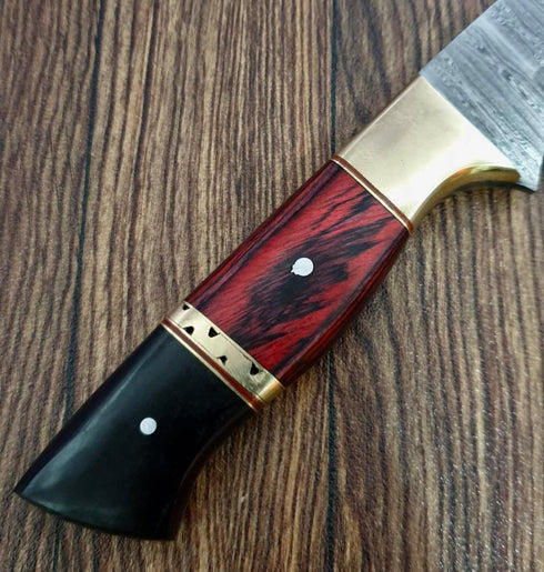 Poshland Handmade Damascus Steel 9 Inches Full Tang Skiner Knife (BC-1096)...